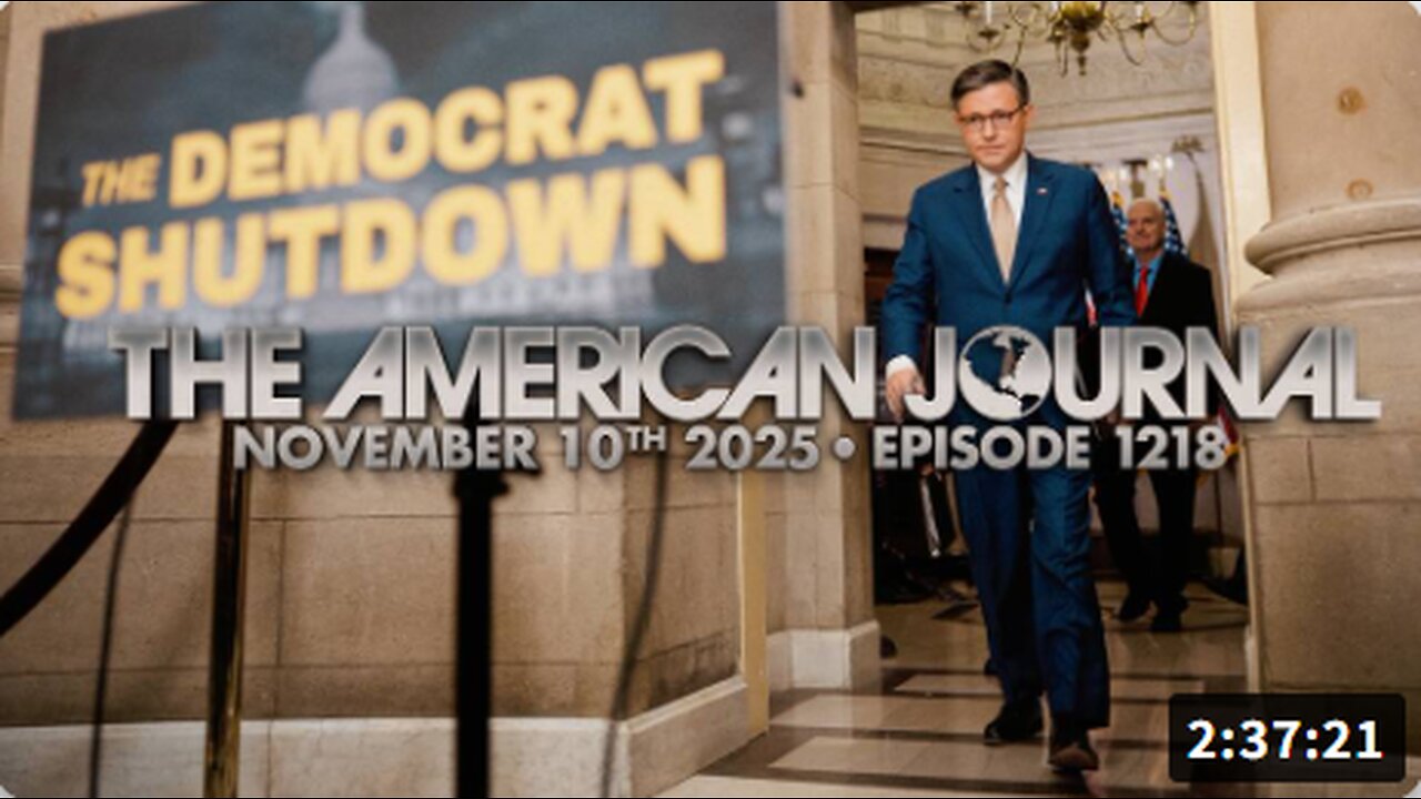 The American Journal: Senate Dems Break With Schumer, Advance Plan To End Record-Breaking Gov’t Shutdown - FULL SHOW - 11.10.2025