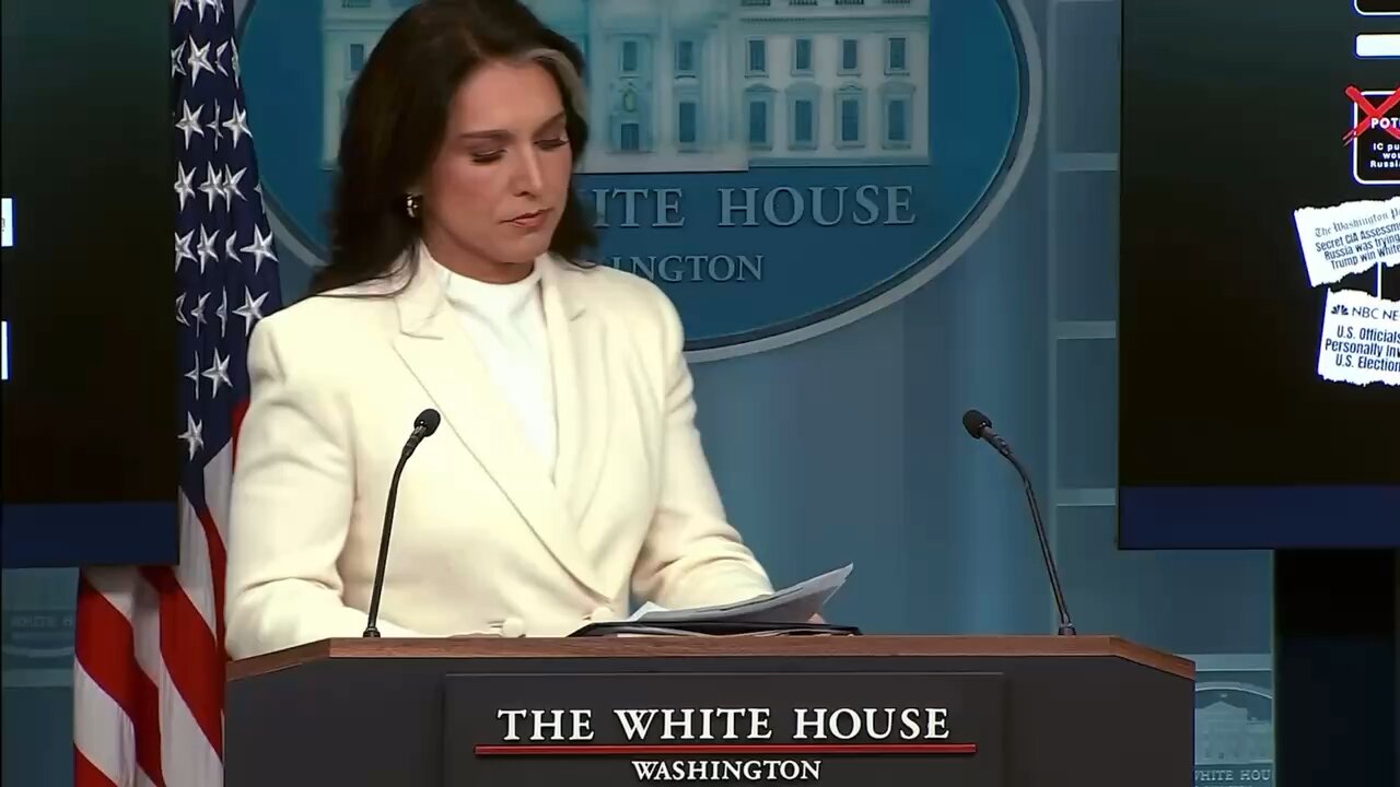 Tulsi Outlines Irrefutable Detailed Evidence How Obama & His Nat. Security Team Created False Intel