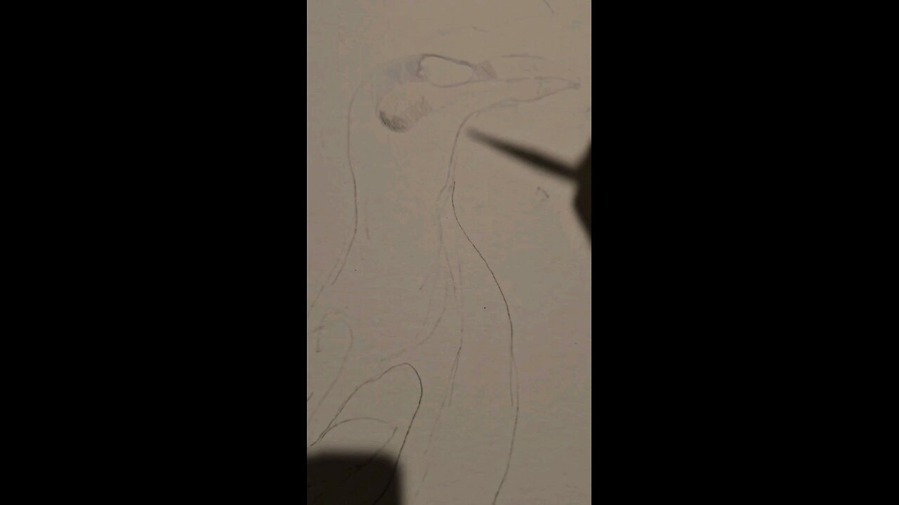 a quick doodle speeddrawing of a real penguin 🐧 #shorts #art #speeddrawing #penguin