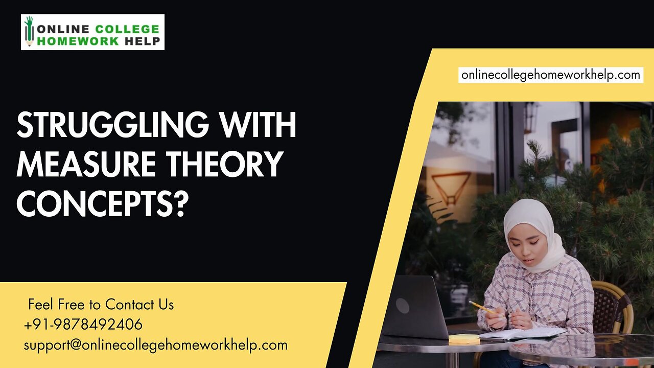 Unlock the secrets of Measure Theory with expert homework and assignment help!