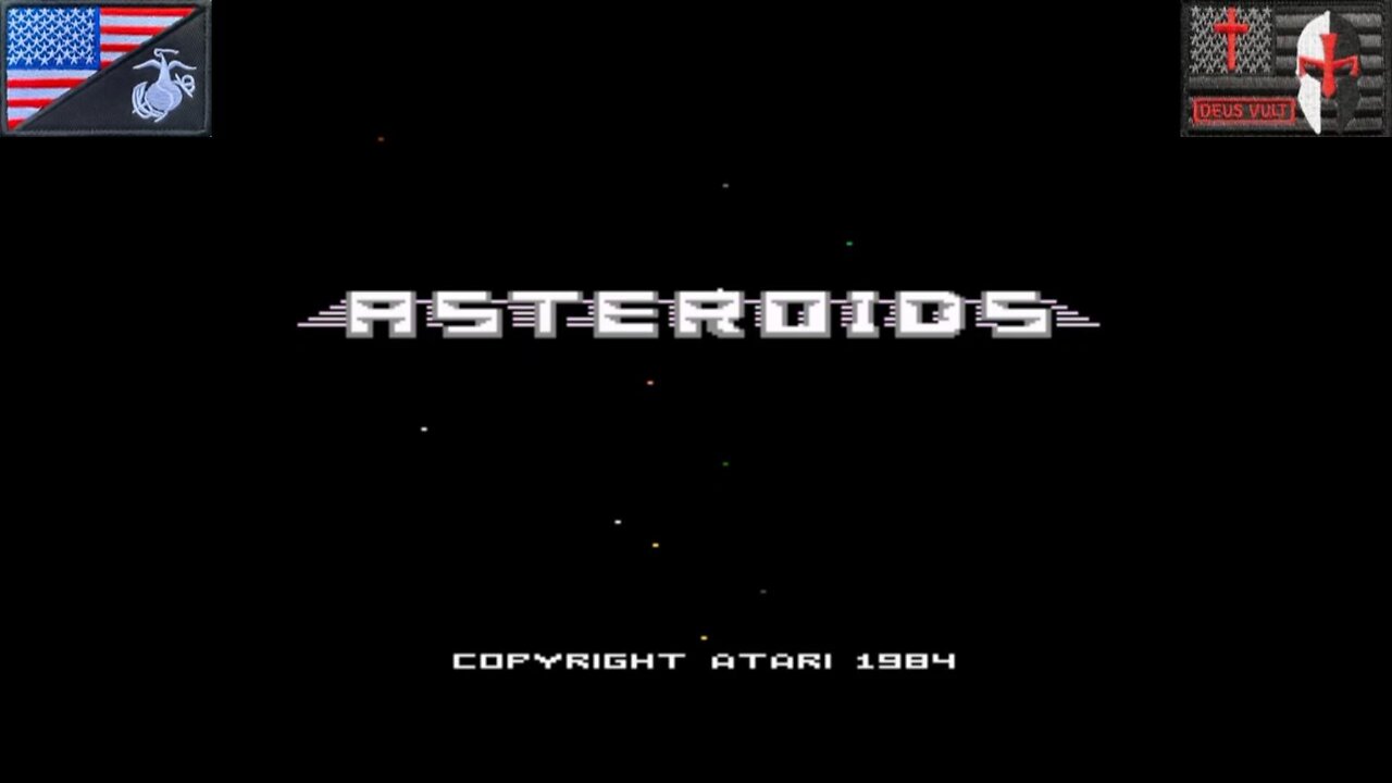 Asteroids (Atari 7800 - Attract Mode) [NA Version]