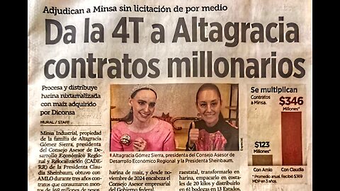 🇲🇽 Sheinubaum y Altagracia SIN LICITACIÓN millonarios contratos‼️