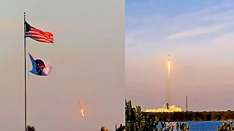 Falcon 9 BLASTS OFF to Space Station with Crew Dragon's!