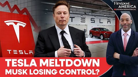 Tesla Sales Fall Again Amid Musk-Trump Feud Over EV Subsidies | Firstpost America | N18G