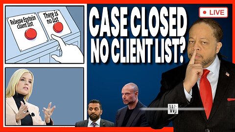 CASE CLOSED: There Is No Epstein Client List | The Will Johnson Show