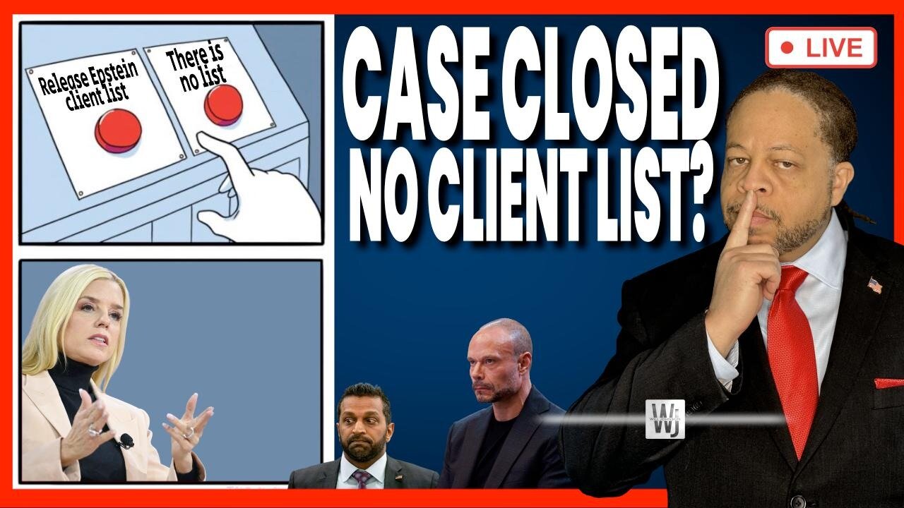 CASE CLOSED: There Is No Epstein Client List | The Will Johnson Show