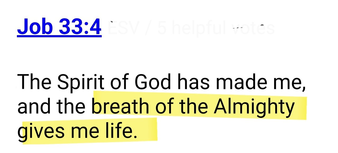 The Breath of the Almighty is OK to disregard for the cells