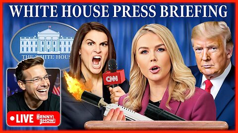🚨 White House Press Briefing LIVE Right Now: Karoline Leavitt TORCHING Fake News to Their FACES