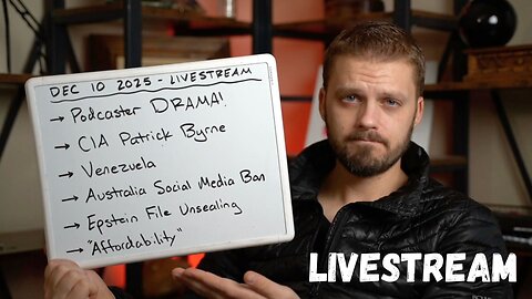 [12.10] Inflooencer Drama, Epstein Unsealing, Venezuela, Australia Social Media Ban, "Affordability"