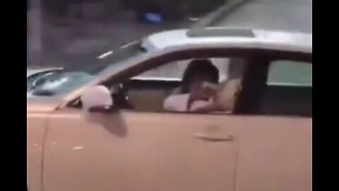 Liberal shoots pro ICE protesters with BB gun, flees down wrong way street