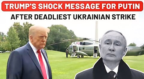Trump's Stunning Message For Russia After Largest Air Attack Sets Fire To Ukrainian Cabinet Building