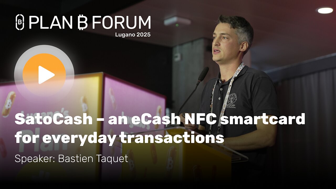 SatoCash – an eCash (Cashu) NFC smartcard for everyday transactions