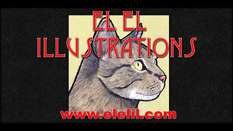 Drawing Egg the Cat in Pastel