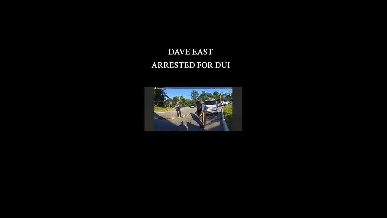 DAVE EAST GETS ARRESTED FOR A DUI AFTER PASSING THE TEST 🤔 #surrealmookie #daveeast #fyp #viral