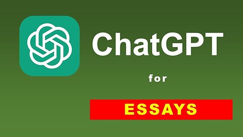How to Use ChatGPT to Write AMAZING Essays, Using AI to write PROFESSIONAL Essay