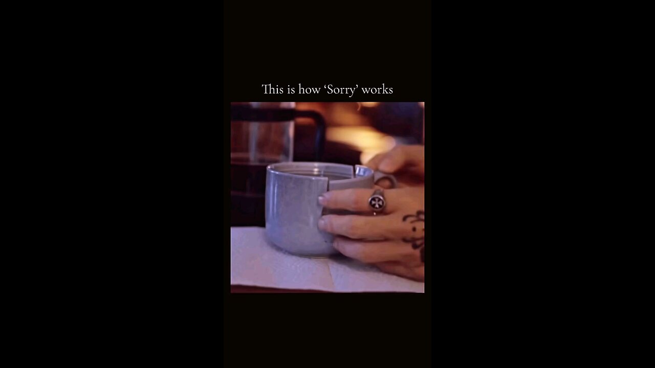 Sorry means nothing 😕