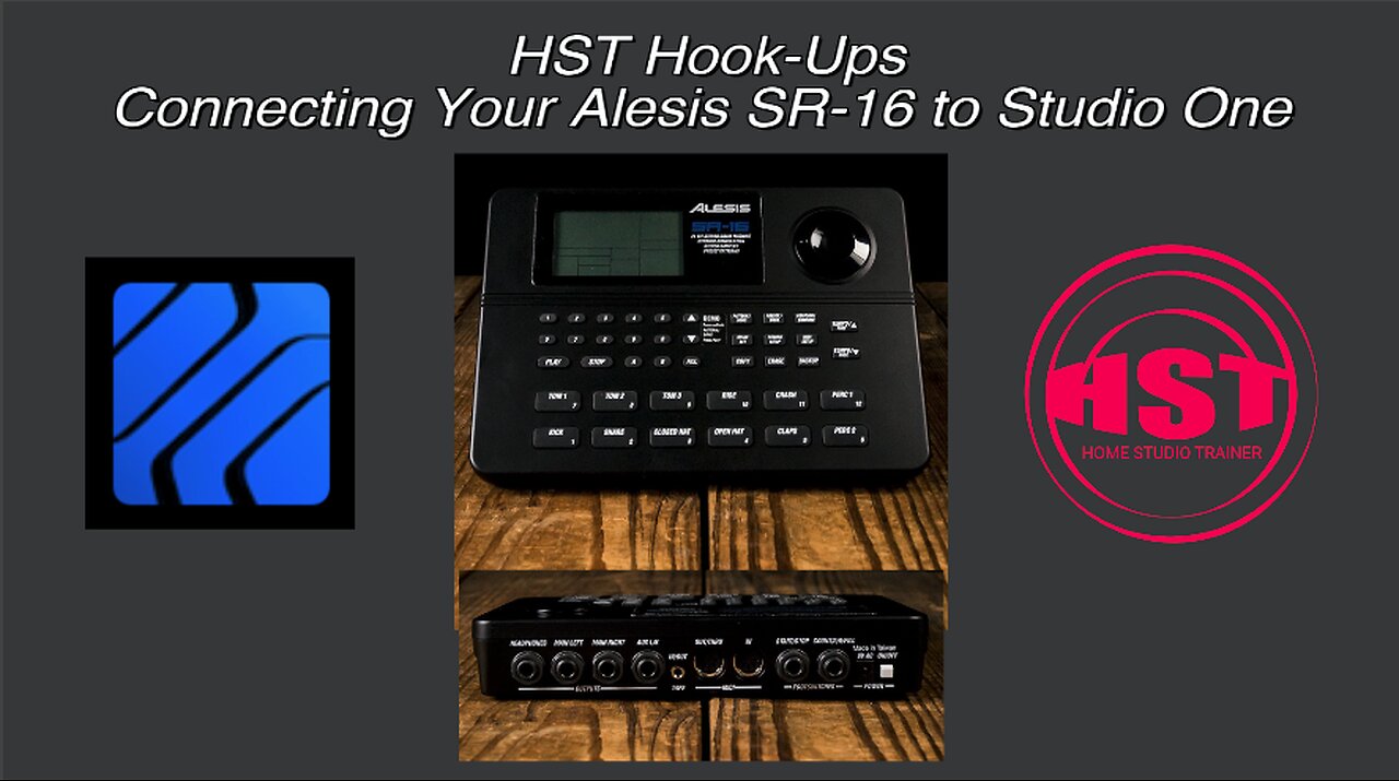 Hooking Up the Alesis SR-16 to Studio One Pro - HST Hook-Ups