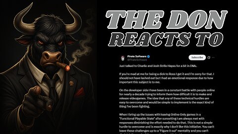 PirateSoftware Situation | Don Reacts
