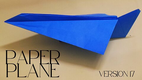 Paper Plane Variation 17 | Unique & High-Flying Origami Design