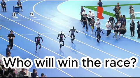 No CG: Real Robot Running Race – Who Will Win?