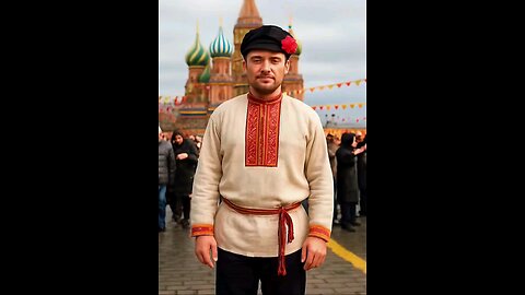 Russian National Folk Outfit