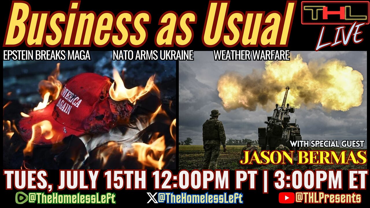 Epstein MAGA Breakdown w JASON BERMAS, Ukraine WARHAWKS Get their Way, Weather Modification WAREFARE, Newsom Attempts to Rewrite COVID History, Superman is for #FreePalestine w co-host CRAIG PASTA | THL Ep 122 FULL
