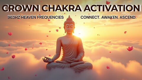 963Hz Crown Chakra Activation | Awaken Divine Energy & Inner Peace