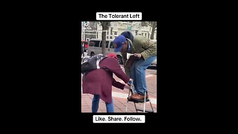 A tolerant Leftist shows her tolerance