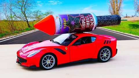 EXPERIMENT XXL ROCKET INSTEAD OF THE ENGINE IN A CAR