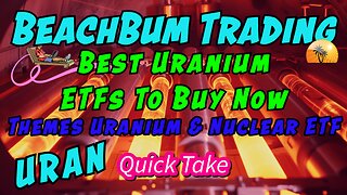 Best Uranium ETFs To Buy Now | URAN | Themes Uranium & Nuclear ETF | Quick Take