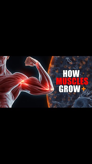 How Muscles Actually Grow 😮 | The Science Behind Muscle Growth Explained #Shorts