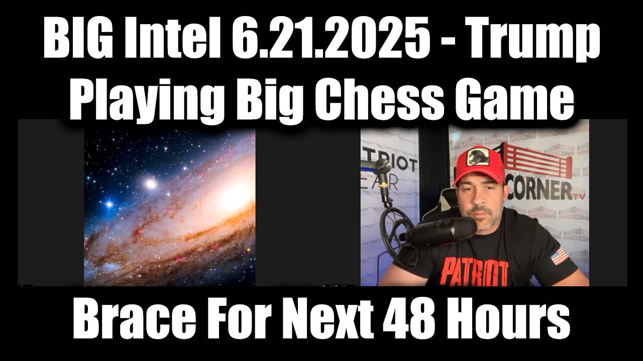 David Nino Rodriguez & The Ghost: Brace For Next 48 Hours 6.21.25 - Trump Playing Big Chess Game