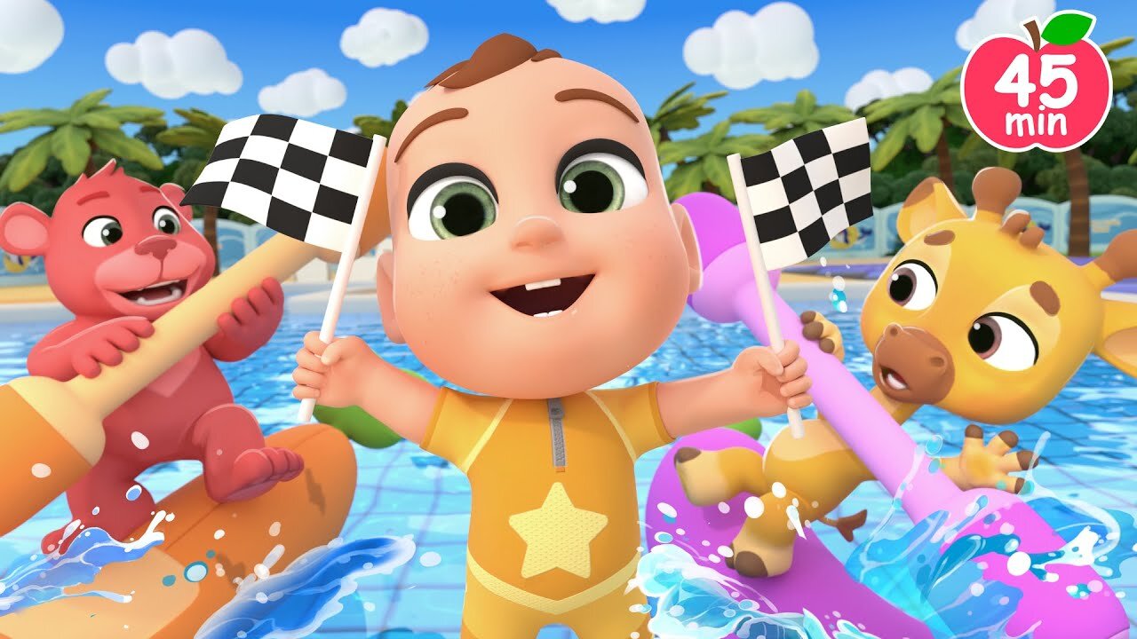 Swimming pool games! Swimming song