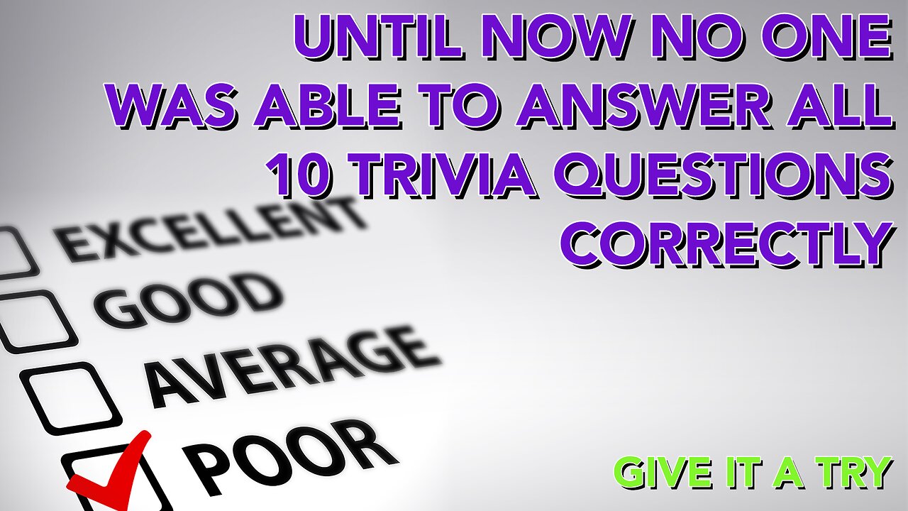 Can you answer all 10 questions correctly?