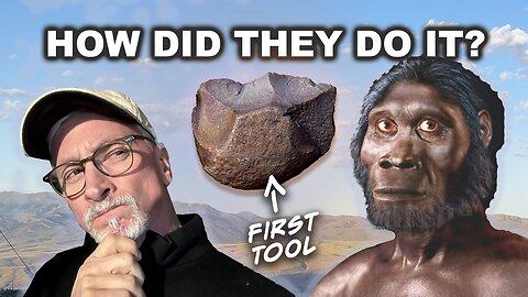 Making an Oldowan Stone Chopper