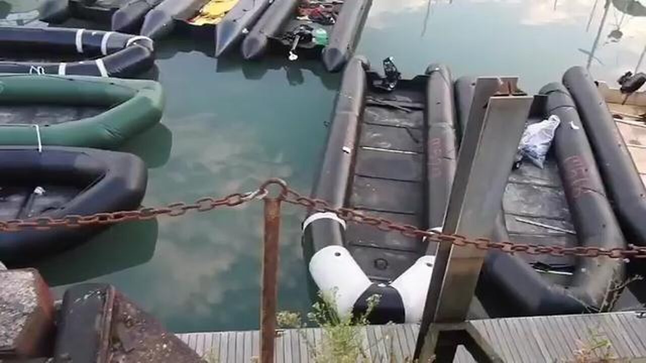 UK Government Agencies Loading Rubber Dinghies onto Lorries and Shipping Them Back to France