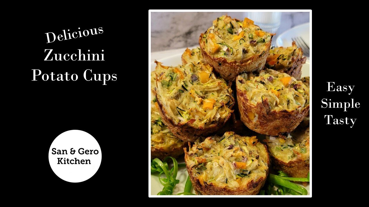 How to make Delicious Zucchini Potato Cups