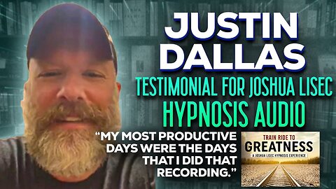 Justin Dallas Reviews Celebrity Ghostwriter & Persuasive Writing Coach Joshua Lisec Hypnosis Course