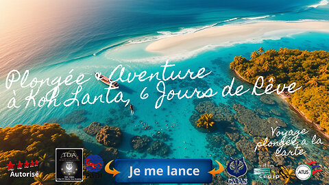 🌸 Plongée & Aventure à Koh Lanta, 6 Jours de Rêve Tout Inclus
