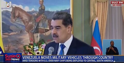 VENEZUELA MOVES MILITARY VEHICLES THROUGH COUNTRY