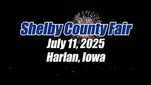 Shelby County Fair Fireworks 2025