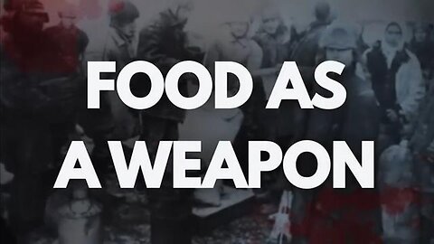 Food - The nefarious WMD targeting the unaware