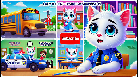 The Dailyyy Stories | Lucy the Cat | Episode 15 | School Day Surprise