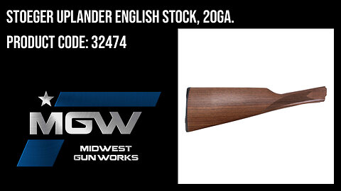 Stoeger Uplander English Stock, 20ga. - 32474