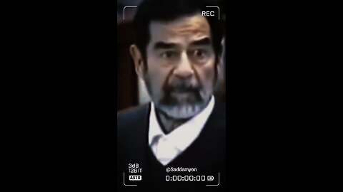 صدام حسين يقول لا تحاول تعلق على هواك