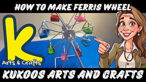 How to Make a Paper Ferris Wheel | DIY Moving Paper Craft for Kids