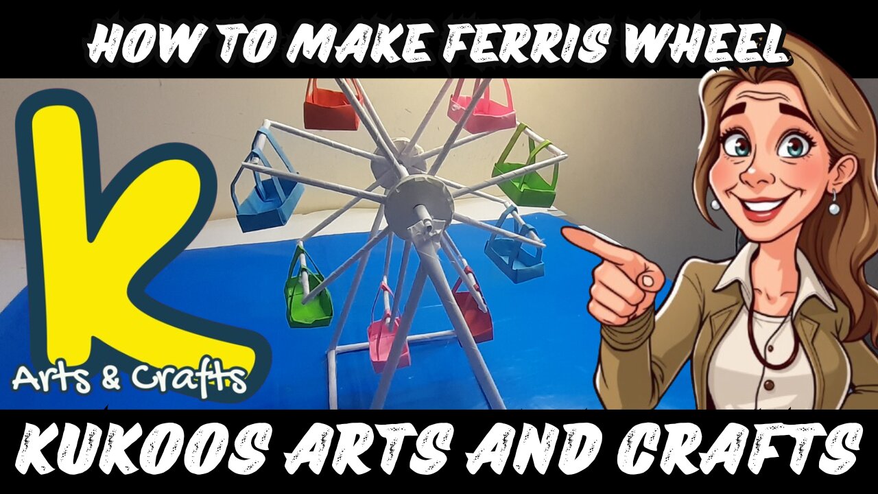 How to Make a Paper Ferris Wheel | DIY Moving Paper Craft for Kids
