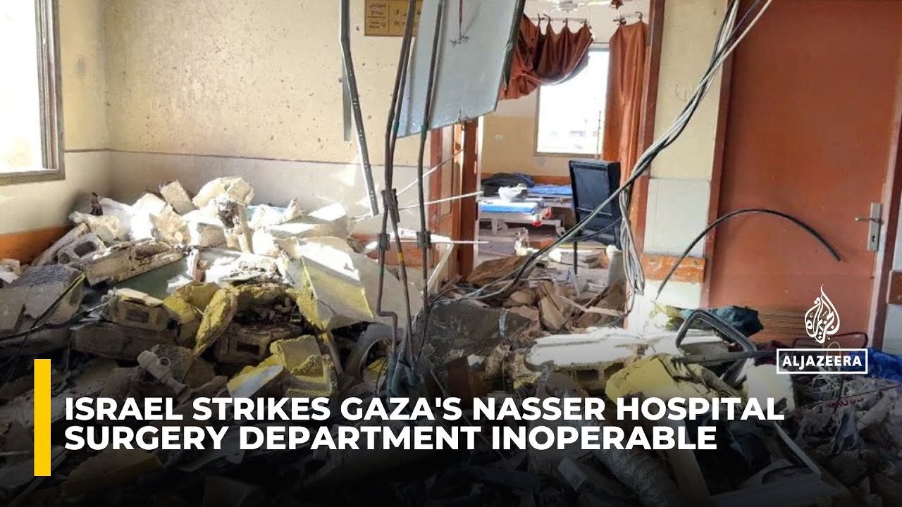 Israel Strikes Gaza Nasser Hospital