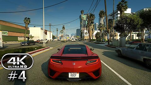 Grand Theft Auto 5 4K Ultra Graphics Gameplay Walkthrough Part 4 - GTA 5 4K 60FPS PC No Commentary