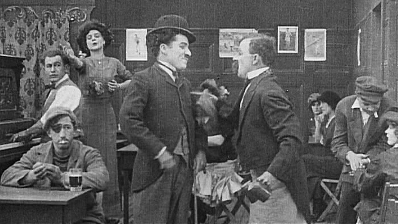 Caught in a Cabaret (1914) HD - Charlie Chaplin